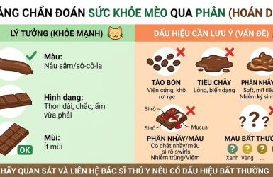 Cách Nhận Biết Phân Mèo Khỏe Mạnh Chuẩn Chuyên Gia