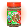 Cám cá cãnh nắp đỏ hạt xanh đỏ - Hủ 100gr