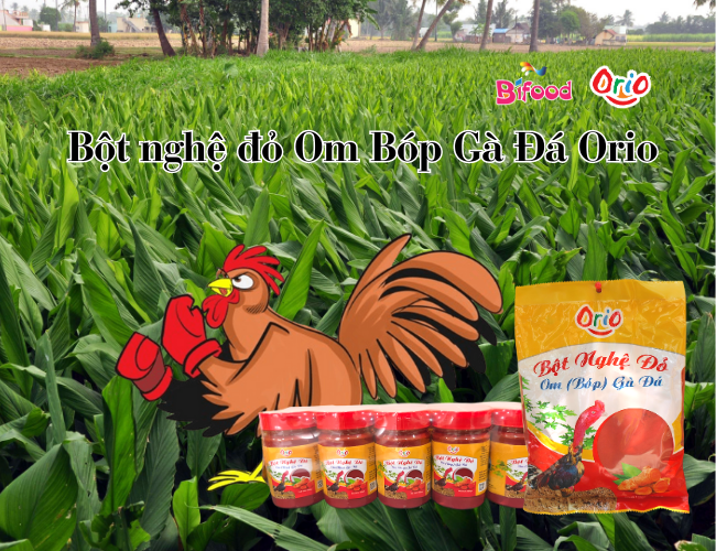 Bột nghệ đỏ bóp gà đá tại Tphcm