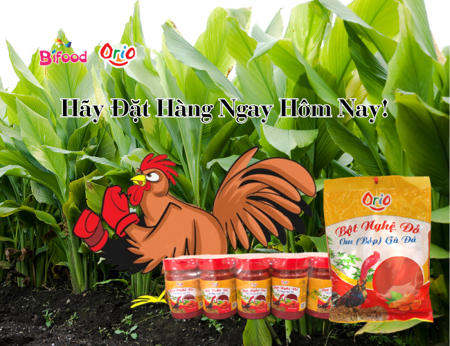 Bột nghệ đỏ bóp gà đá chống viêm